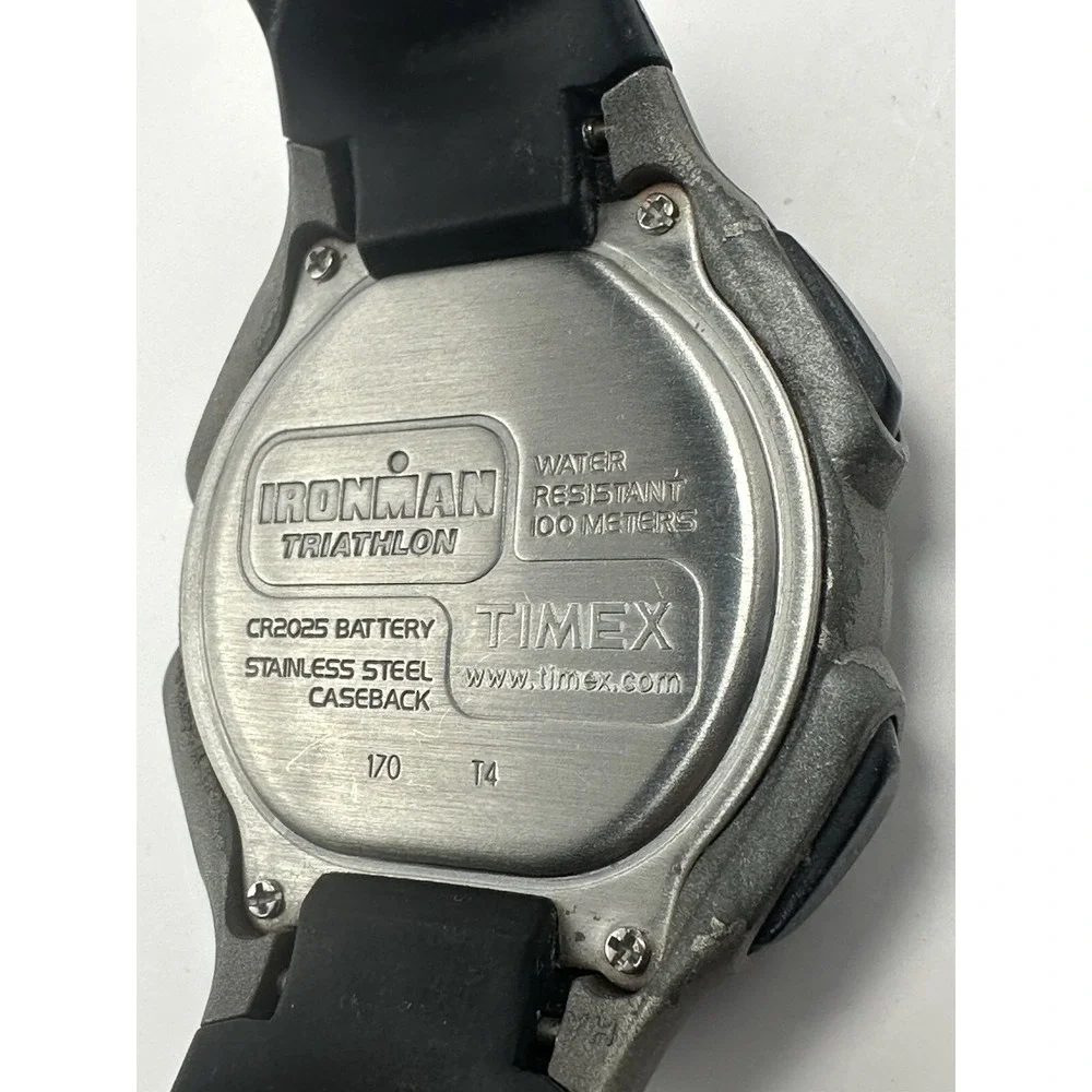 Timex‎ 170 T4 Mens Watch New Battery Black 38MM 8